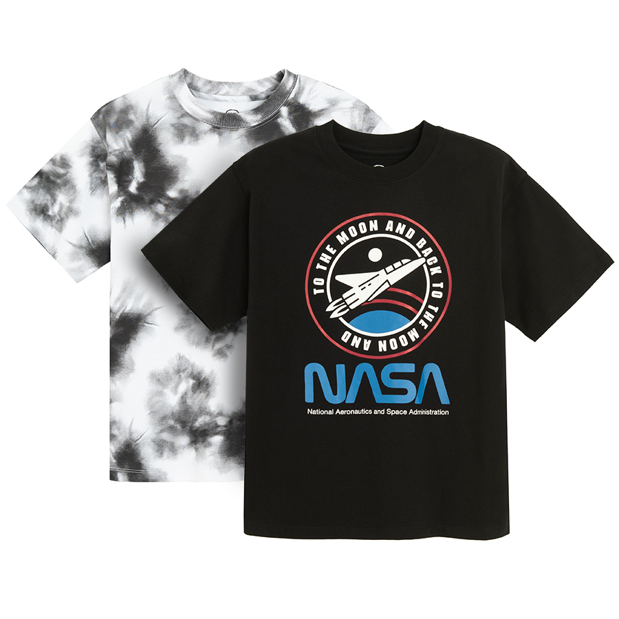 Μπλούζα κοντομάνικη 2 τμχ NASA
