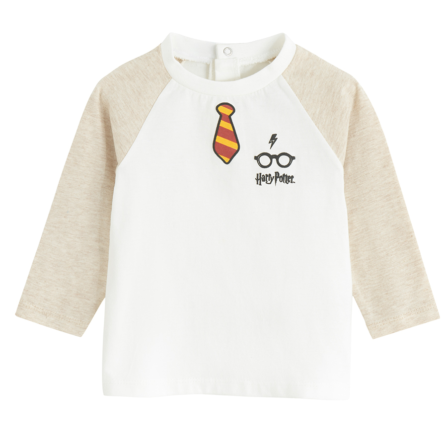 Μπλούζα εκρού μακρυμάνικη HARRY POTTER