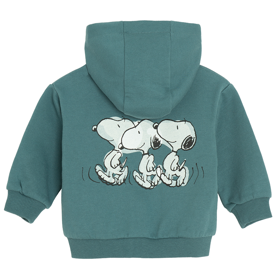 Ζακέτα με φερμουάρ και κουκούλα SNOOPY