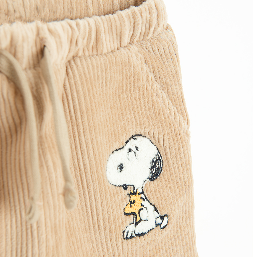 Παντελόνι φόρμα καφέ SNOOPY