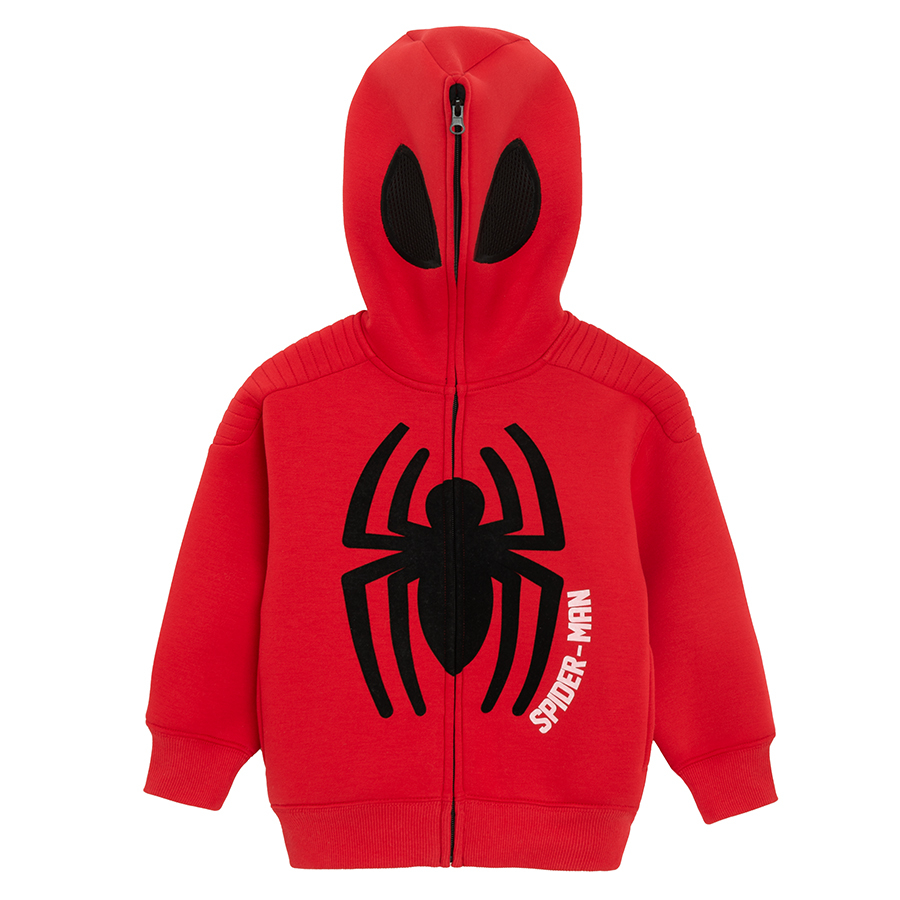 Ζακέτα με φερμουάρ και κουκούλα SPIDERMAN