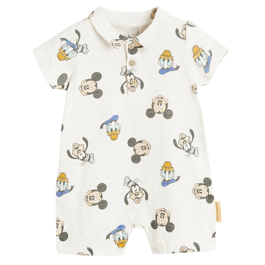 Φορμάκι κοντομάνικο polo με στάμπα ήρωες MICKEY MOUSE