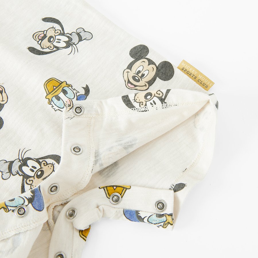 Φορμάκι κοντομάνικο polo με στάμπα ήρωες MICKEY MOUSE