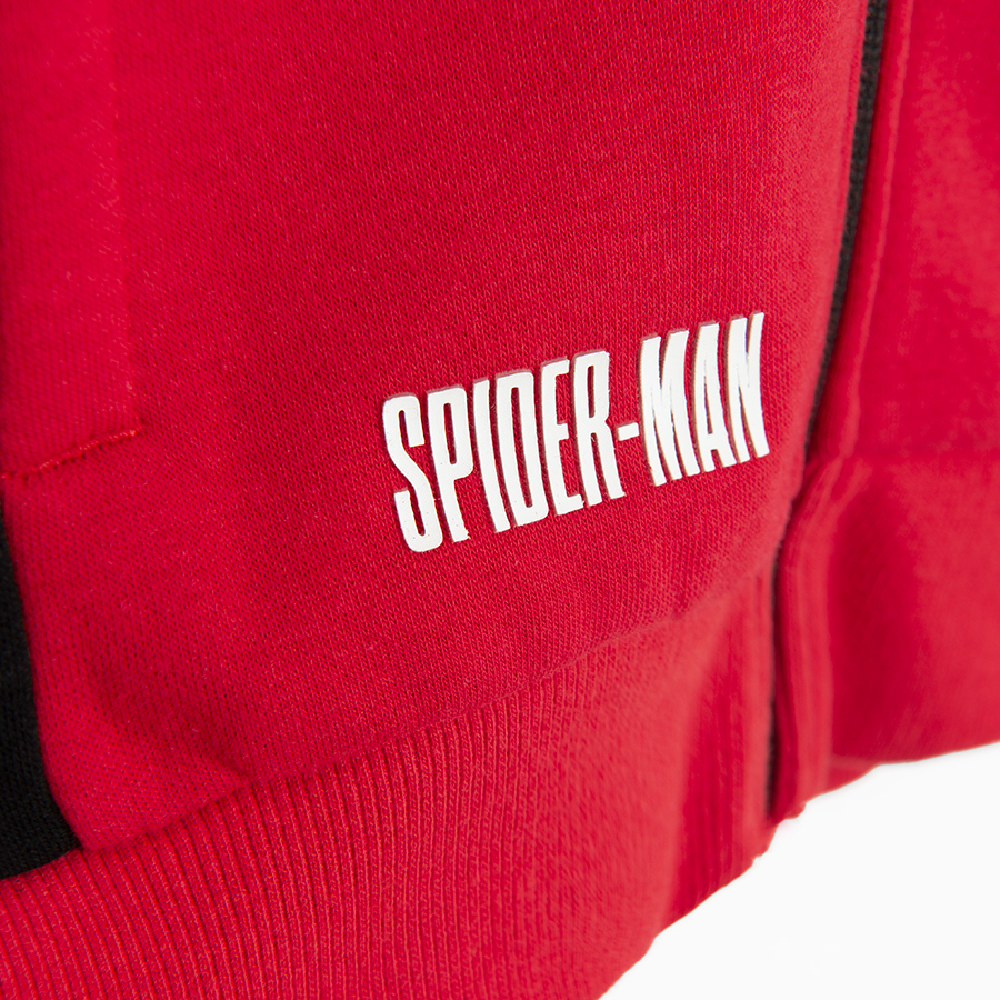 Ζακέτα φούτερ κόκκινη με κουκούλα SPIDERMAN
