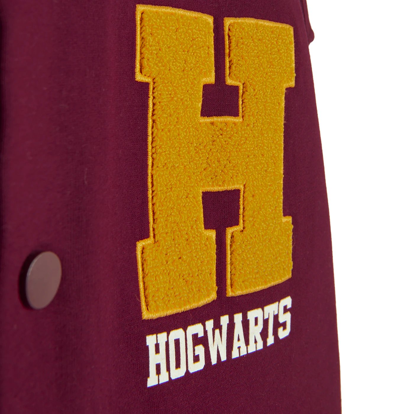 Ζακέτα φούτερ λευκό και μπορντό με στάμπα HOGWARTS HARRY POTTER