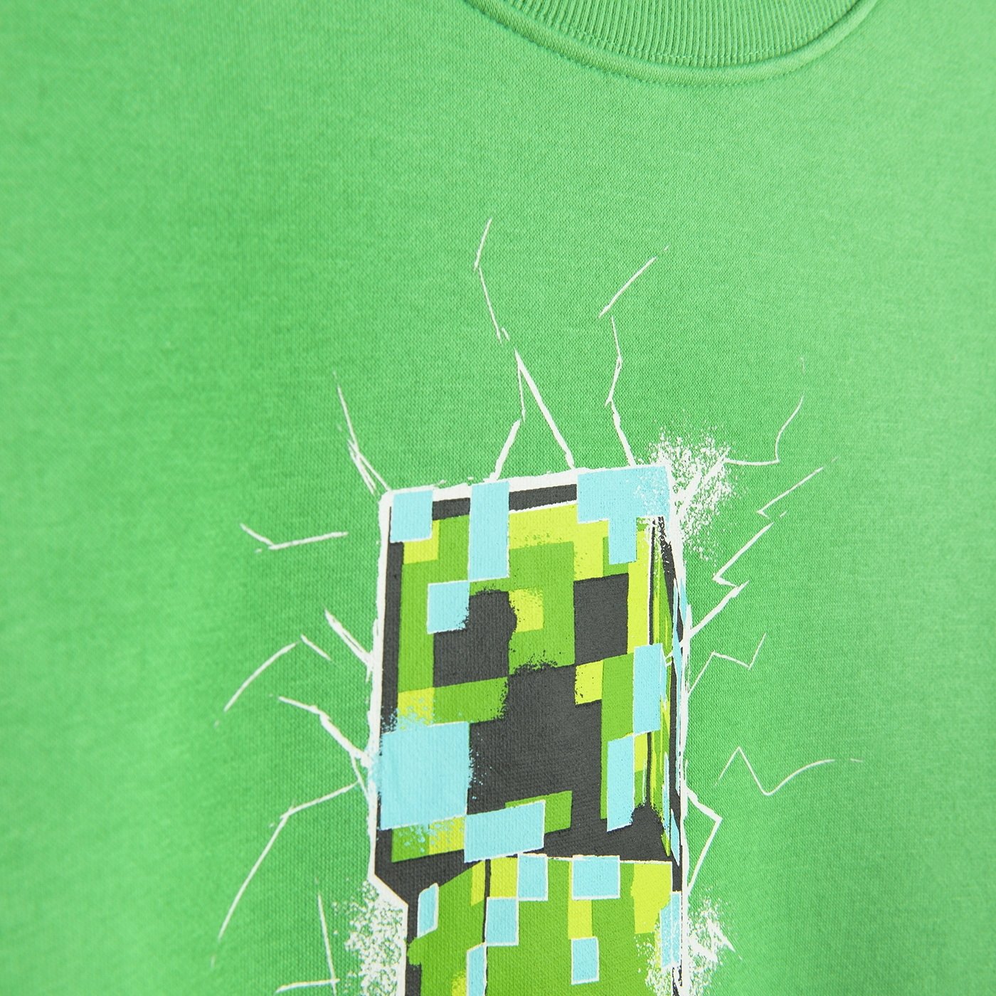 Φούτερ πράσινο με στάμπα MINECRAFT