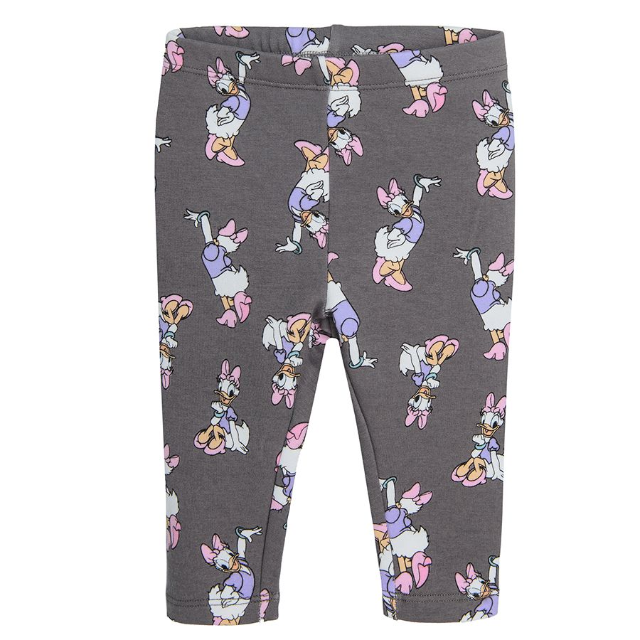 Κολάν γκρι με στάμπα Daisy Duck