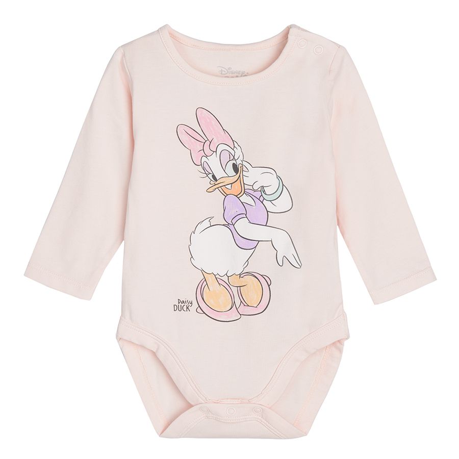 Daisy Duck light ping long sleeve bodysuit