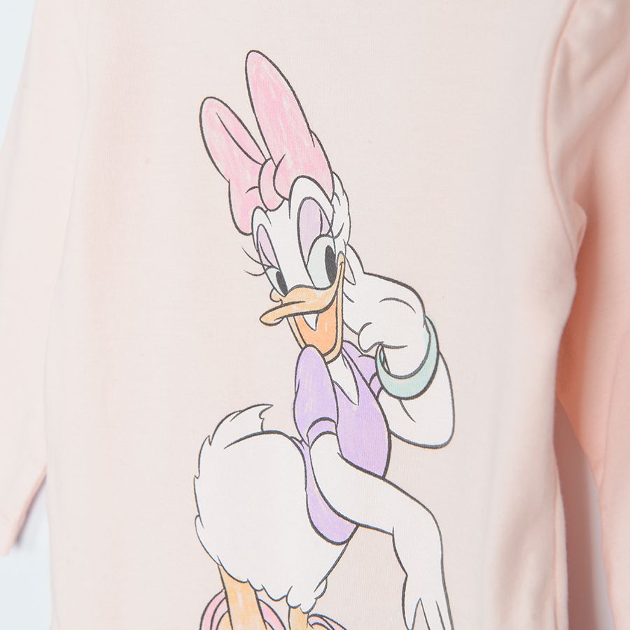 Daisy Duck light ping long sleeve bodysuit