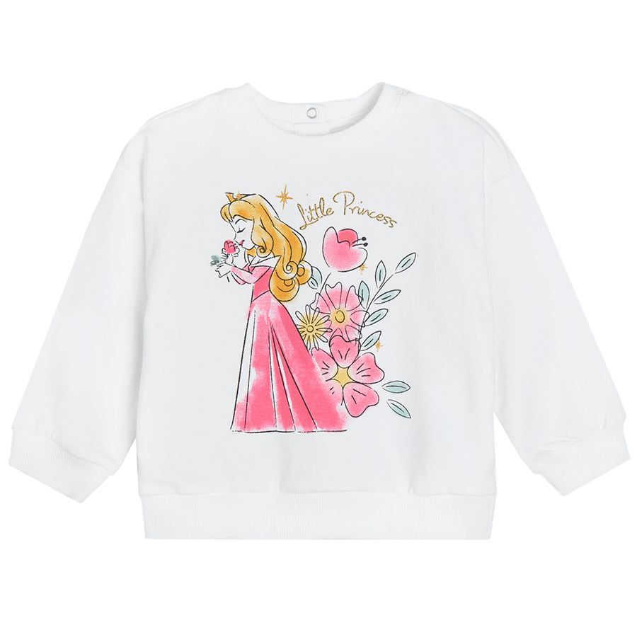 Disney Little Princess cream sweatshirt