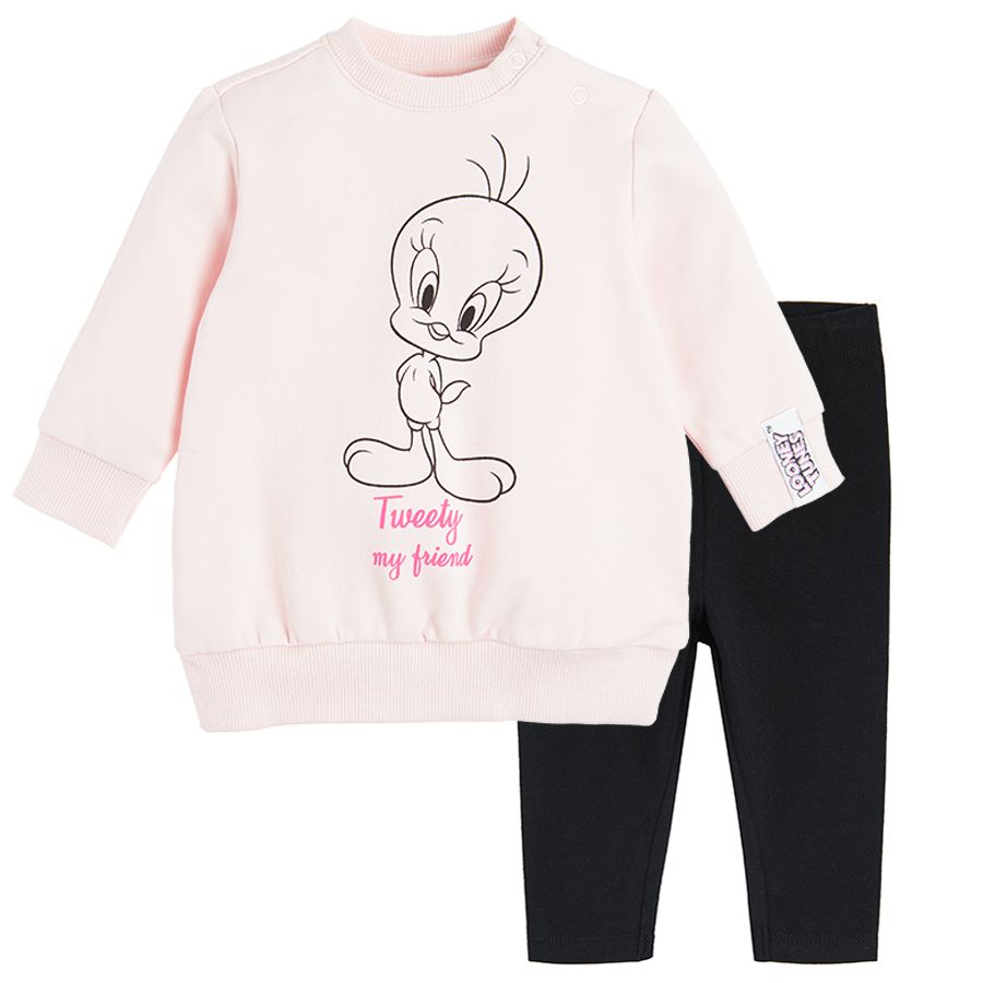 Tweety clothing set sweatshirt and leggings