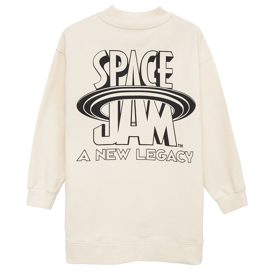Φούτερ λευκό με στάμπα Space jam