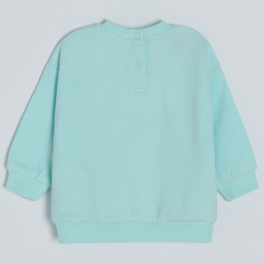 Ligh mint Peppa Pig sweatshirt