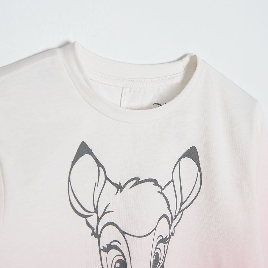 Bambi fluo pink long sleeve T-shirt