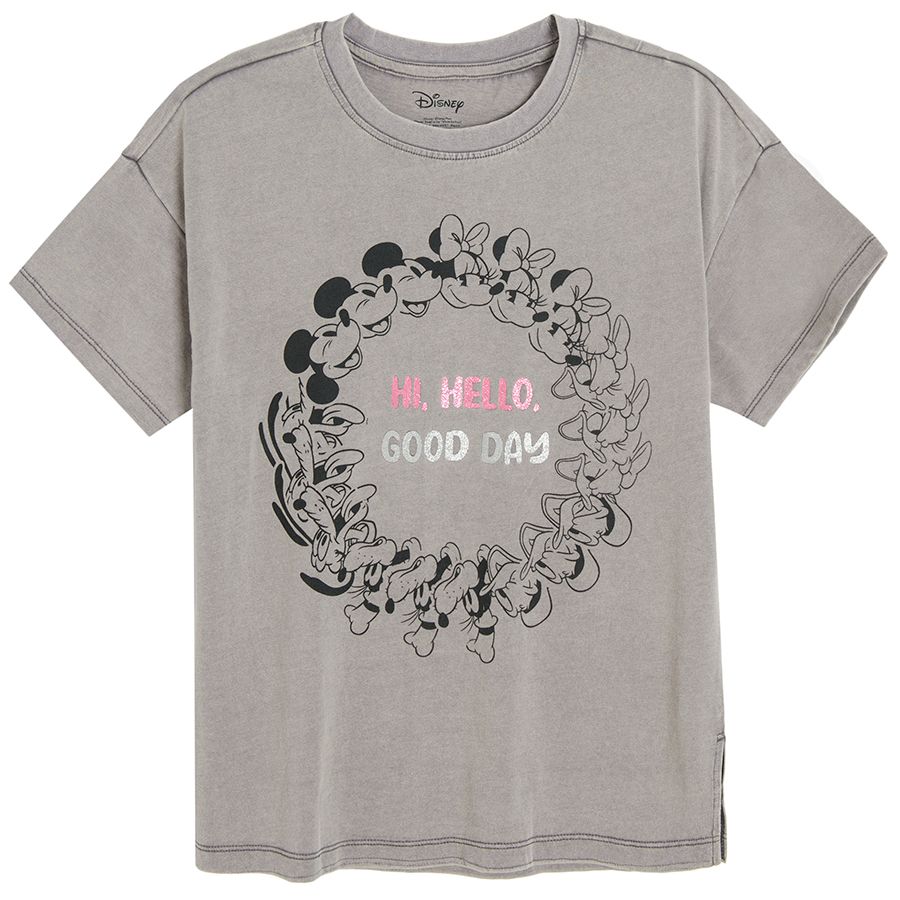 Minnie Mouse graphite short sleeve T-shirt