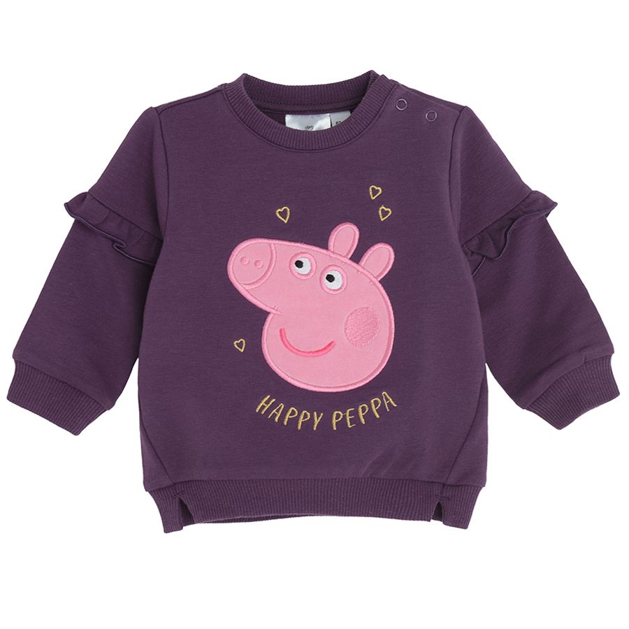 Peppa Pig purple sweatshirt