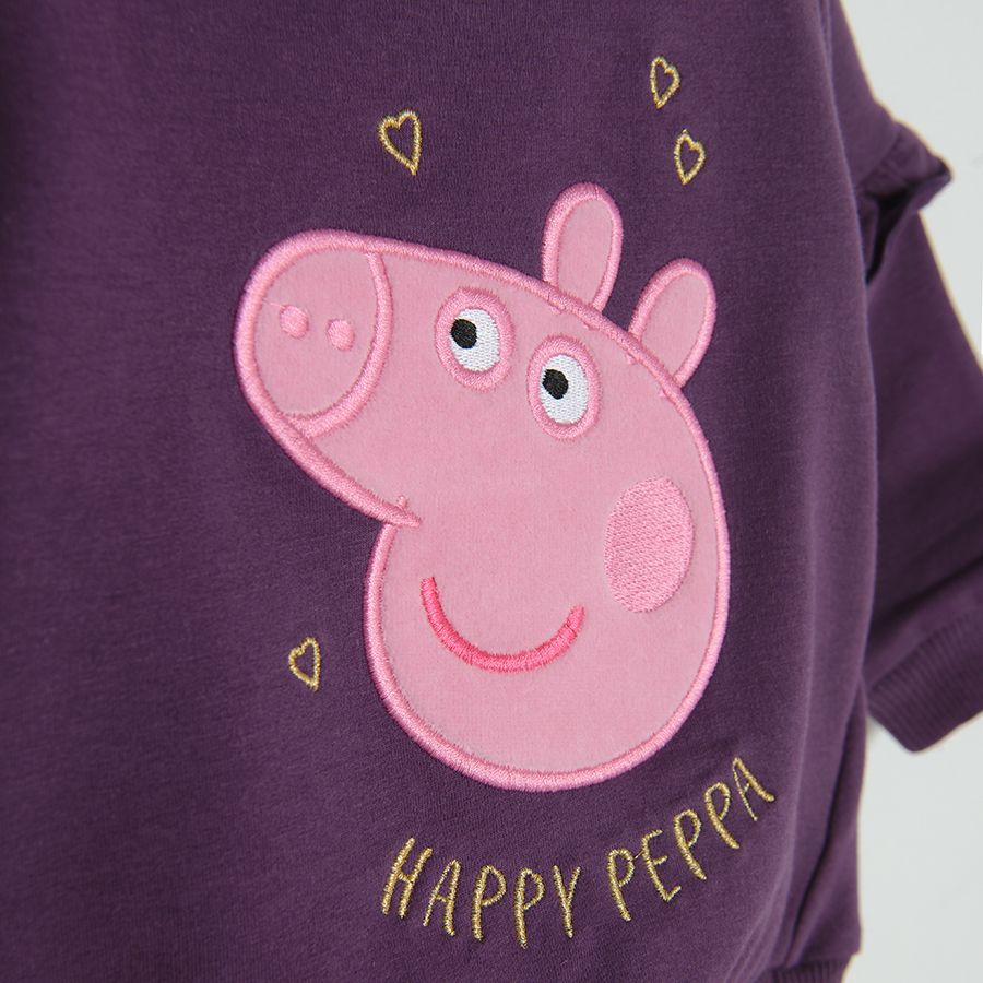 Peppa Pig purple sweatshirt