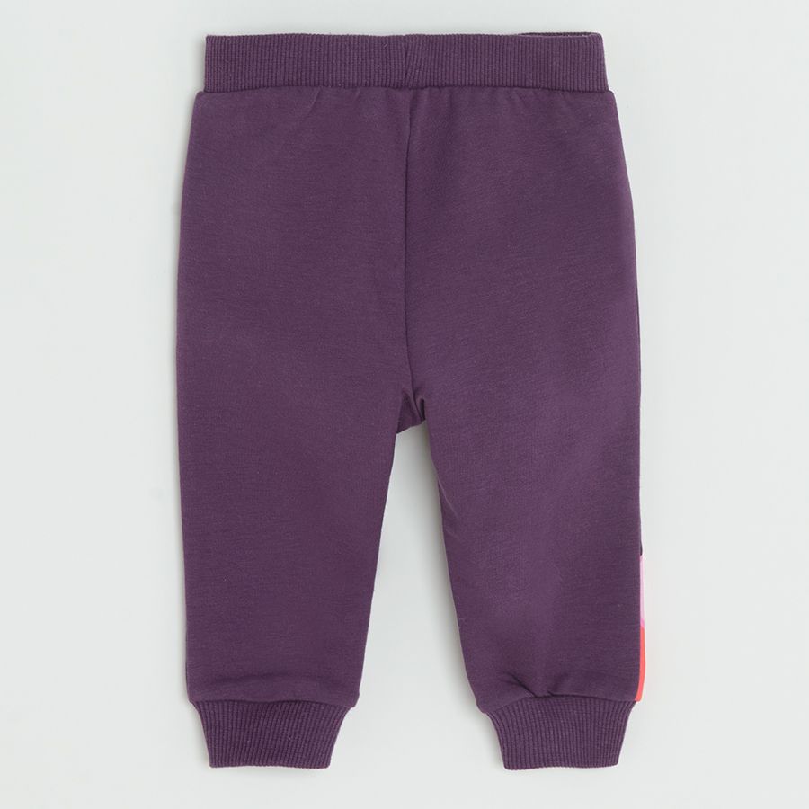 Peppa Pig purple sweatpants
