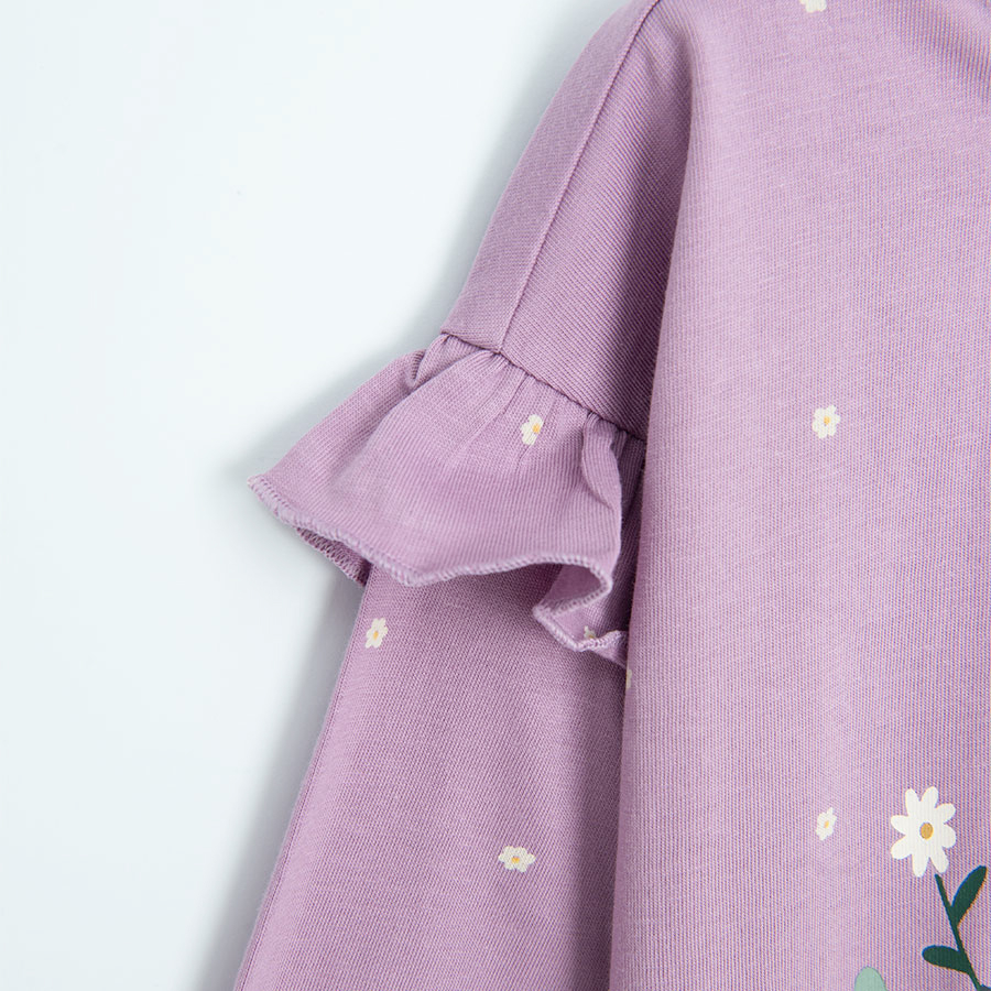Marie Aristocat violet long sleeve blouse
