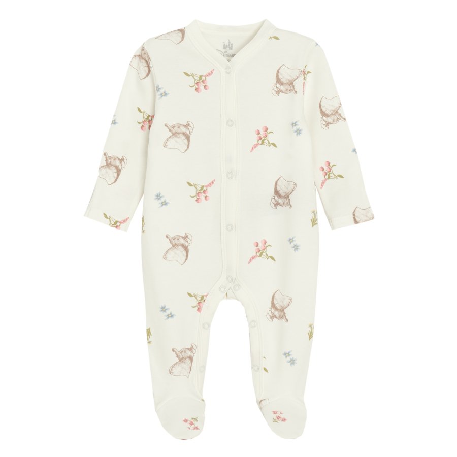 Dumbo the Elephant pink wrap long sleeve bodysuit, footed leggings, long sleeve footed overall and hat- 4 pieces
