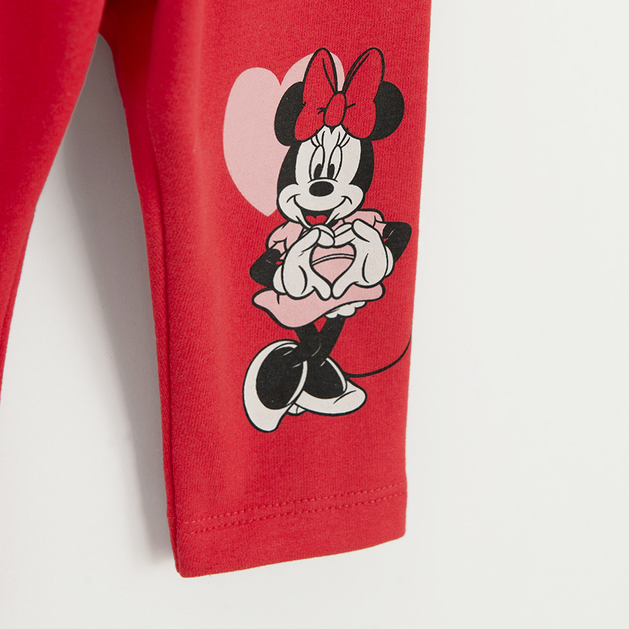 Minnie Mouse red leggings
