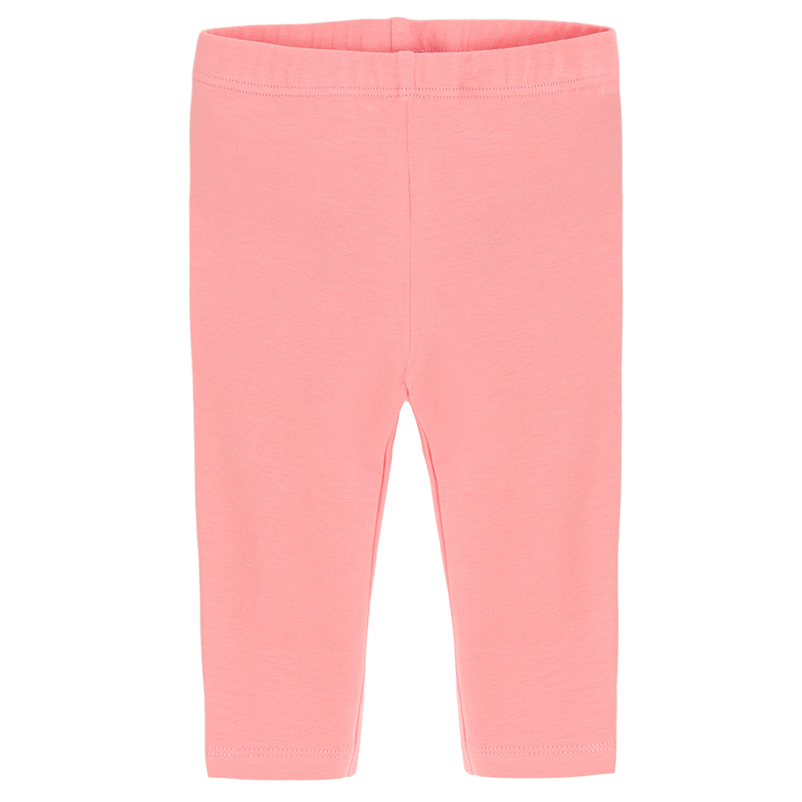 Minnie Mouse and friends long sleeve dress and pink leggings- 2 pieces