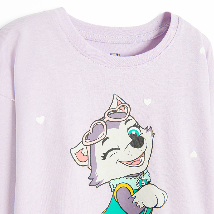 paw Patrol pink and purple blouses- 3 pack