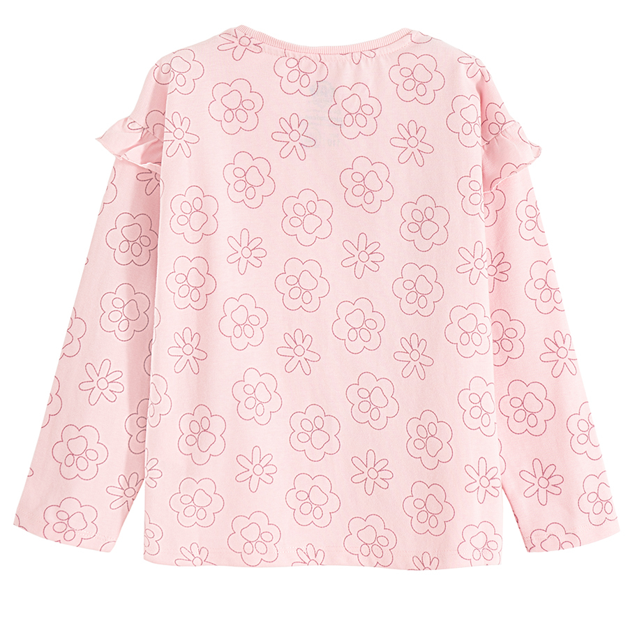 Paw Patrol pink blouse with cross body bag