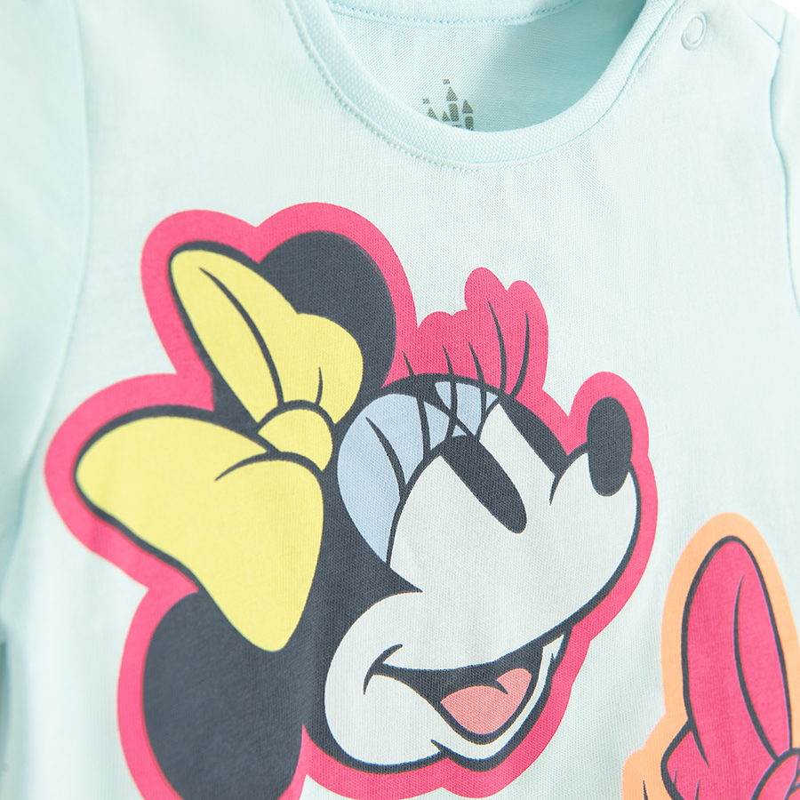 Μπλούζα γαλάζια κοντομάνικη MINNIE MOUSE