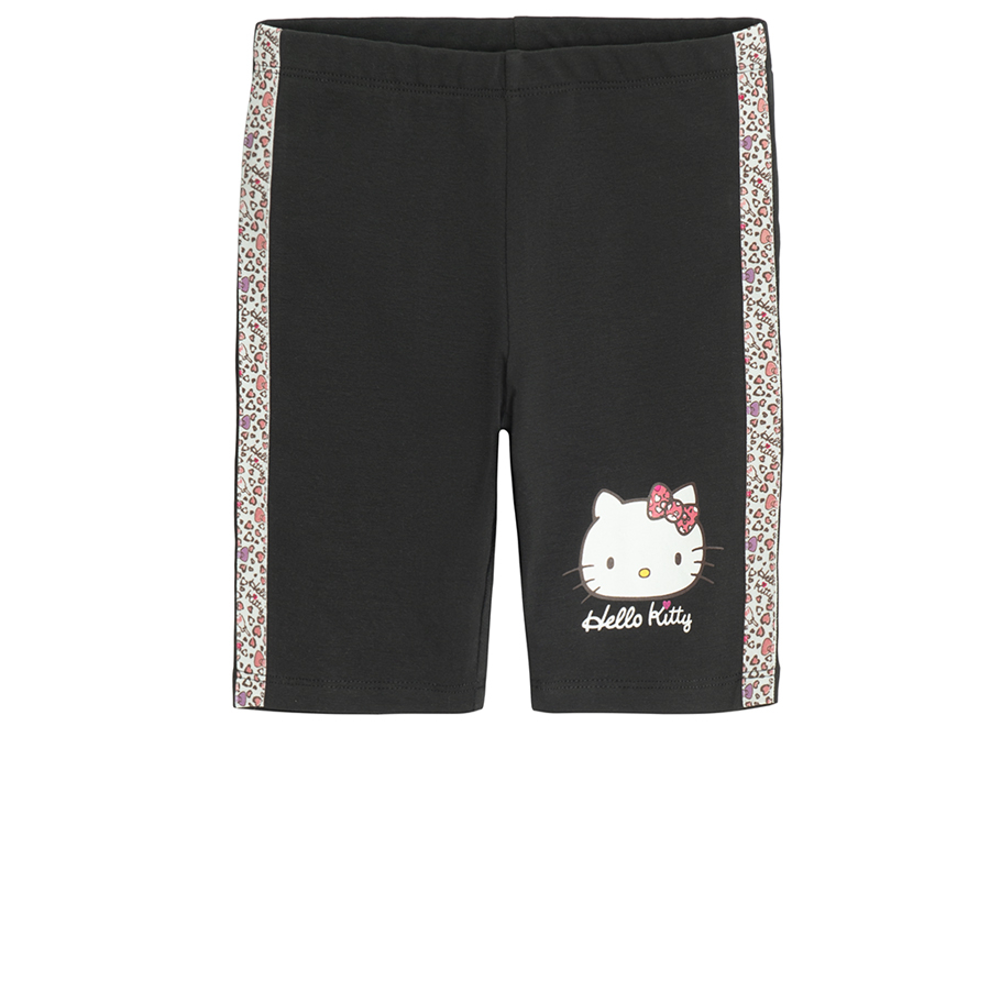 Κολάν μαύρο ποδηλατικό HELLO KITTY