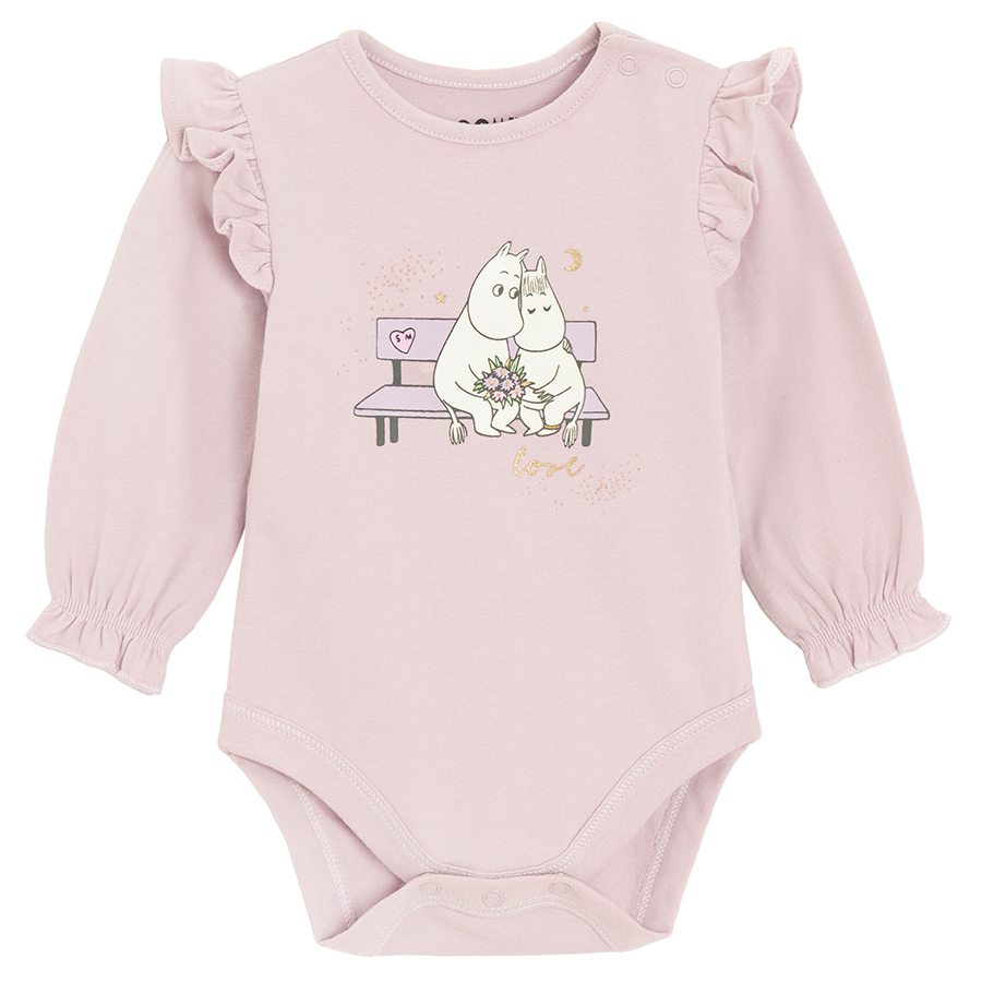 Φορμάκι ροζ μακρυμάνικο MOOMINS