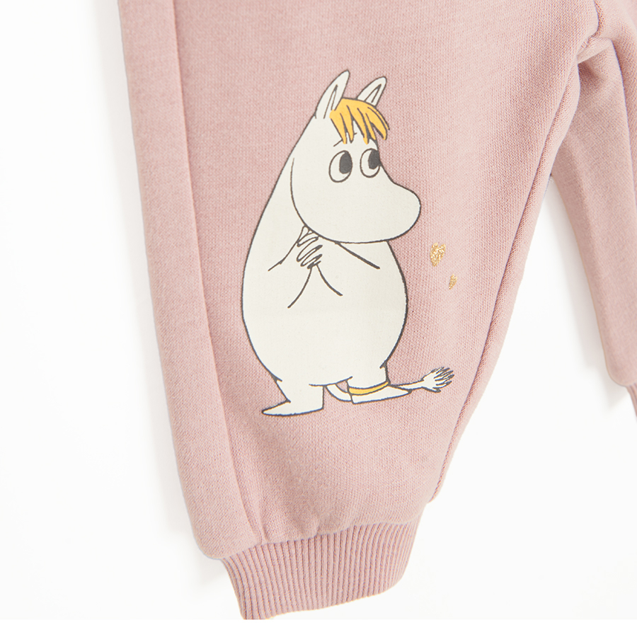 Φόρμα παντελόνι ροζ MOOMINS