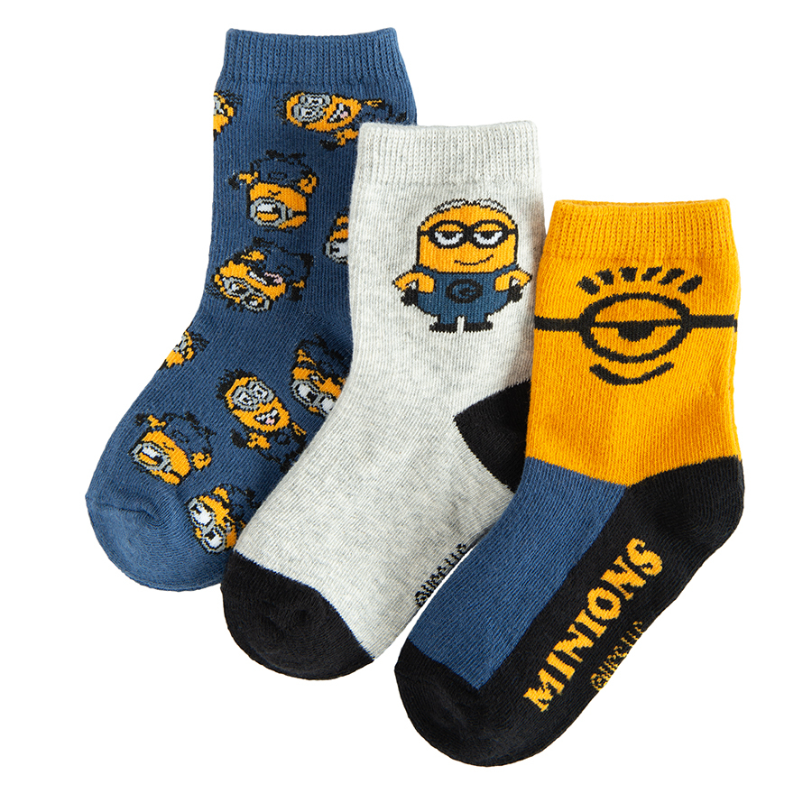 Minions socks- 3 pack