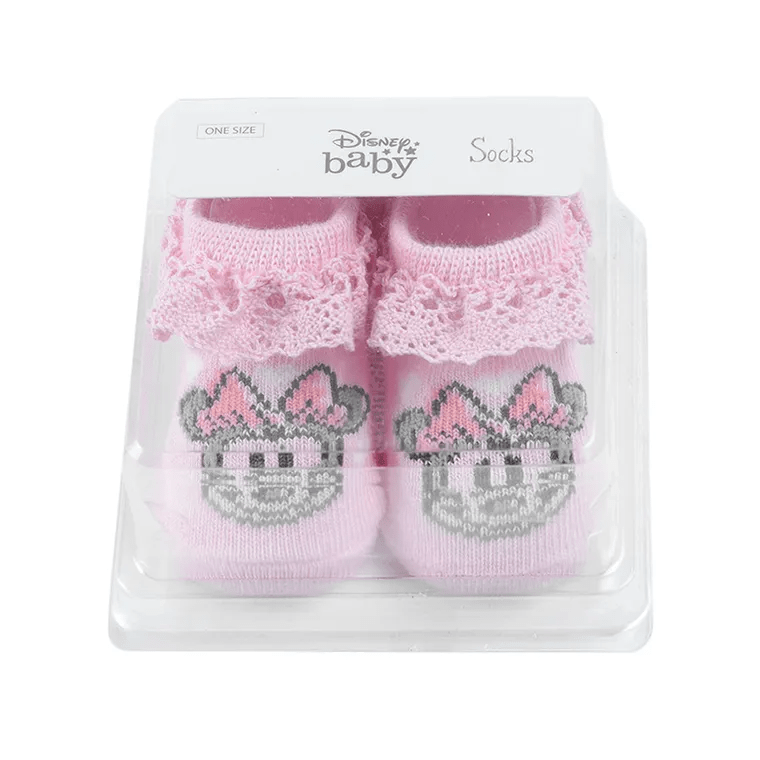 Minnie Mouse newborn socks