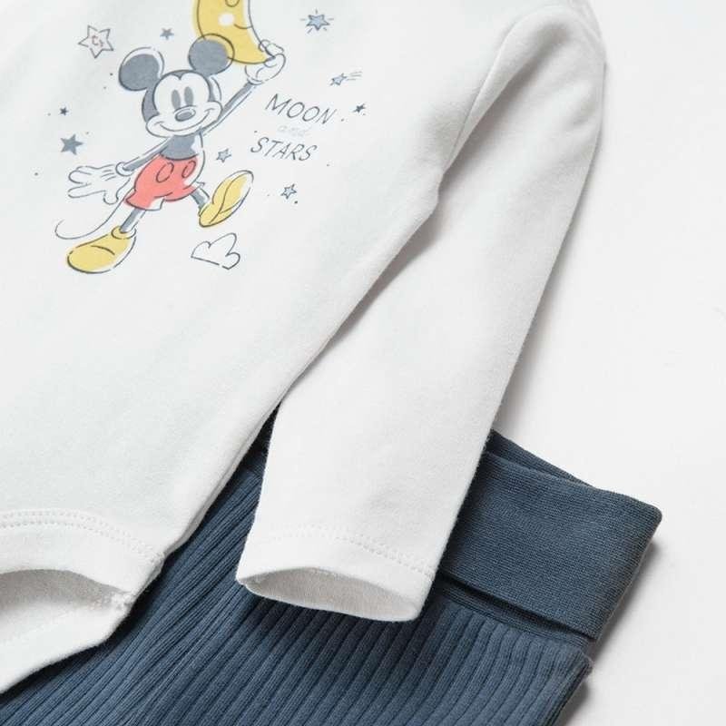 Clothing set Mickey Mouse long sleeve bodysuit and pants