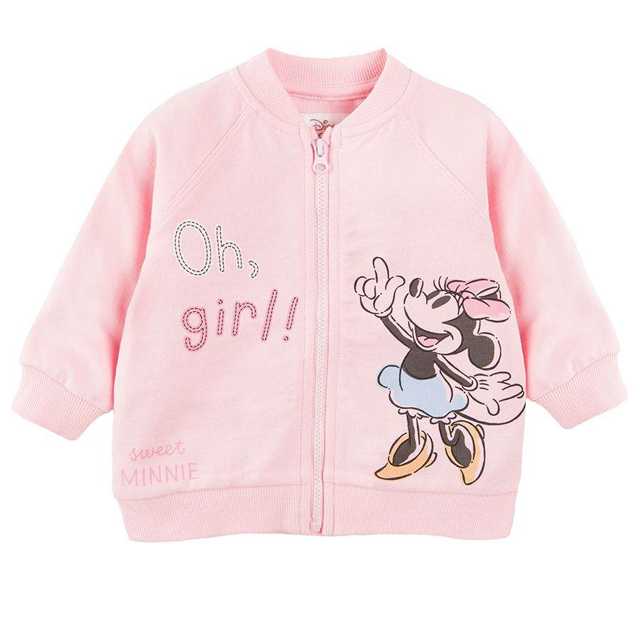 Light pink Minnie Mouse cardigan