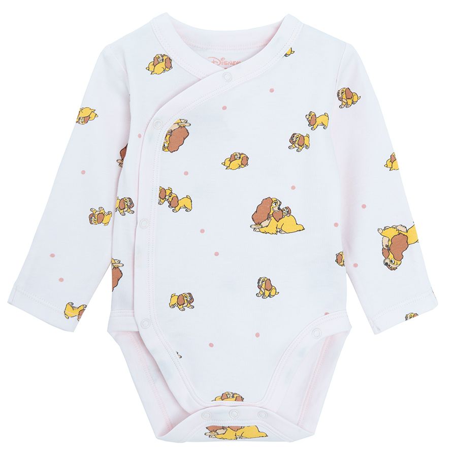 Lady and the Tramp long sleeve bodysuits- 2 pack