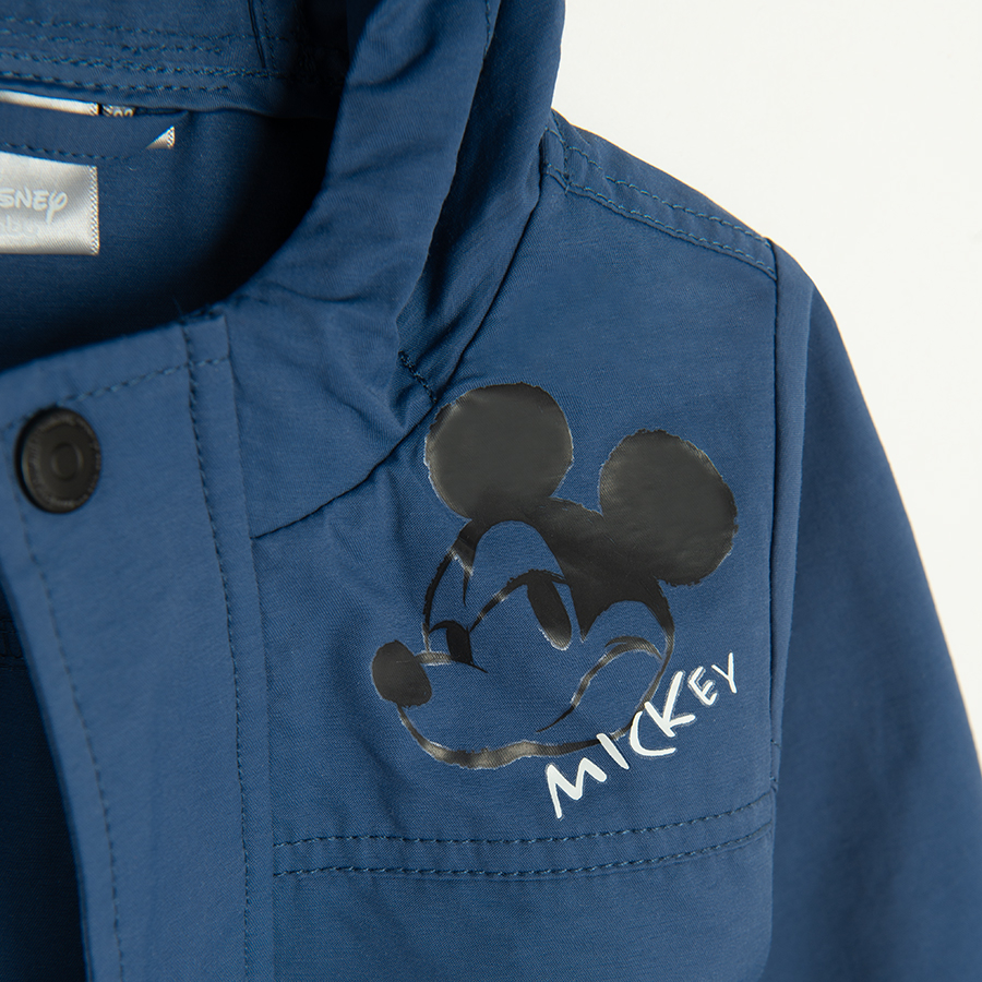 Μπουφάν 3 σε 1 μπλε και κίτρινο με στάμπα MICKEY MOUSE DISNEY