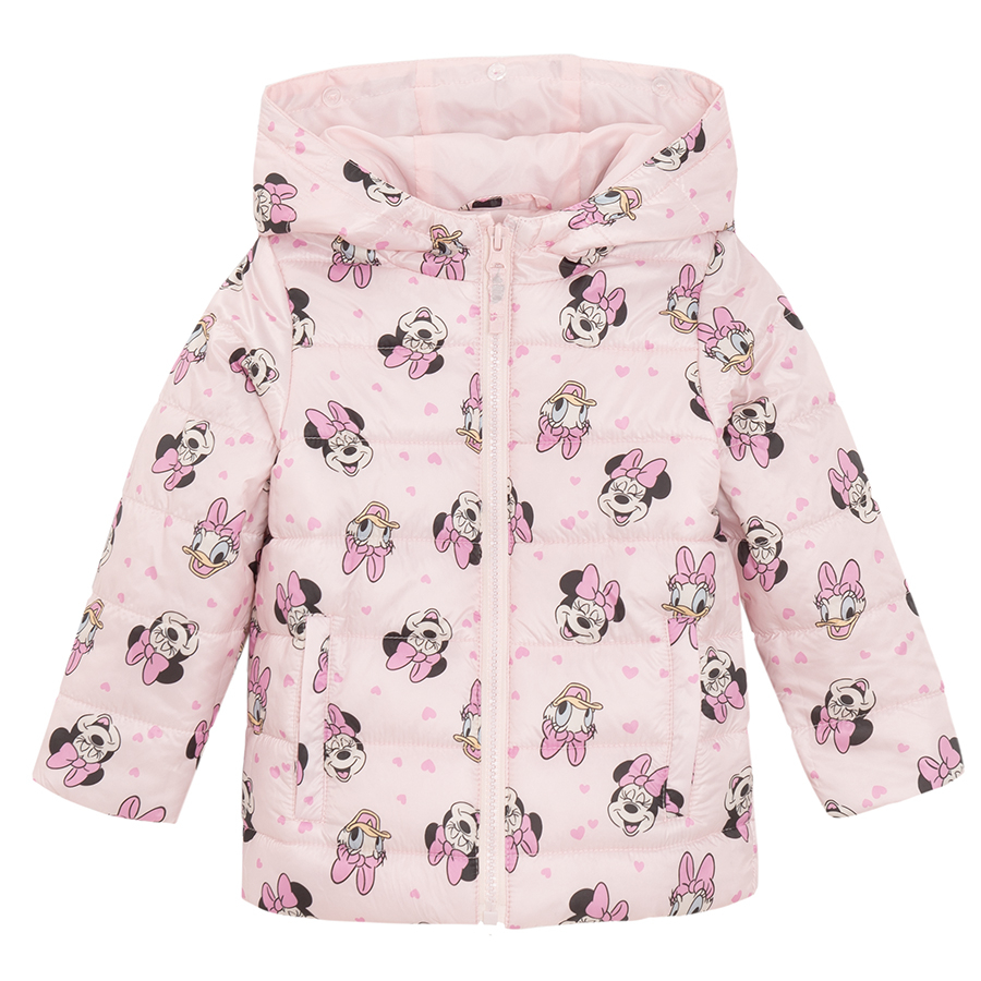 Μπουφάν 3 σε 1 ροζ με στάμπα MINNIE MOUSE DAISY DUCK DISNEY