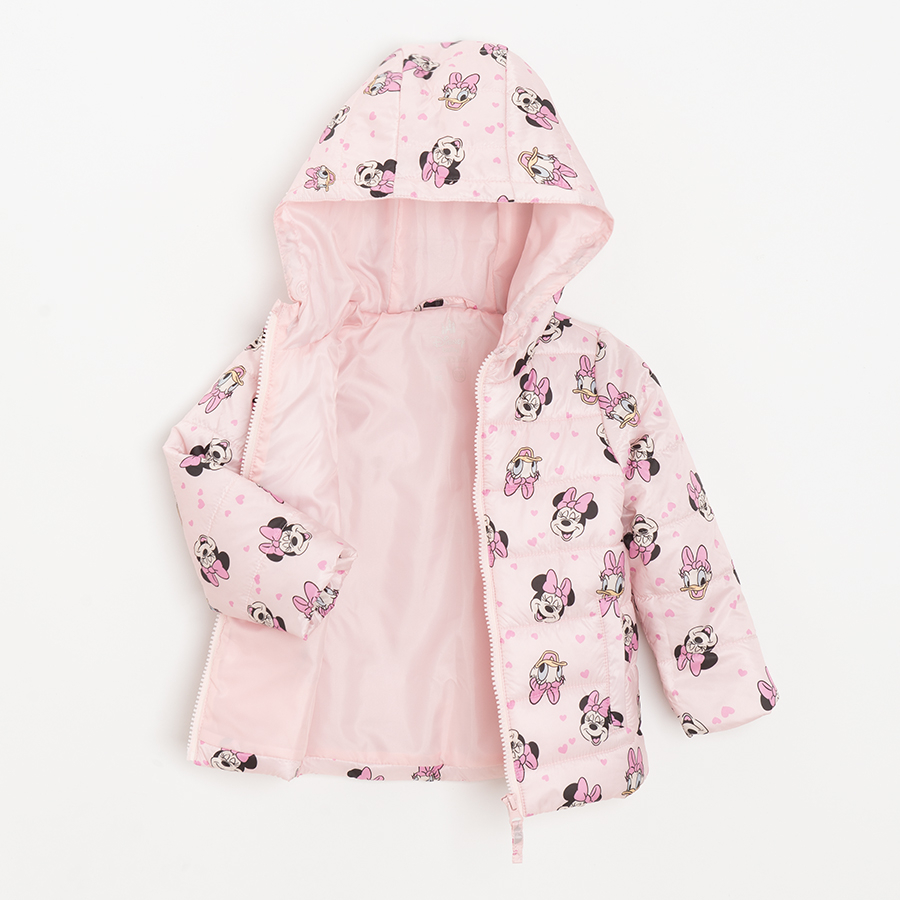 Μπουφάν 3 σε 1 ροζ με στάμπα MINNIE MOUSE DAISY DUCK DISNEY