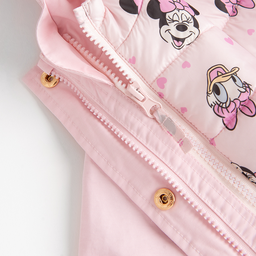 Μπουφάν 3 σε 1 ροζ με στάμπα MINNIE MOUSE DAISY DUCK DISNEY