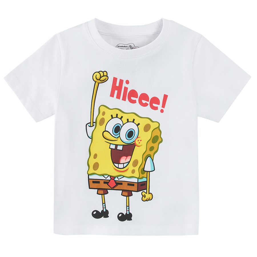 Spongebob short sleeve blouse and pants pyjamas