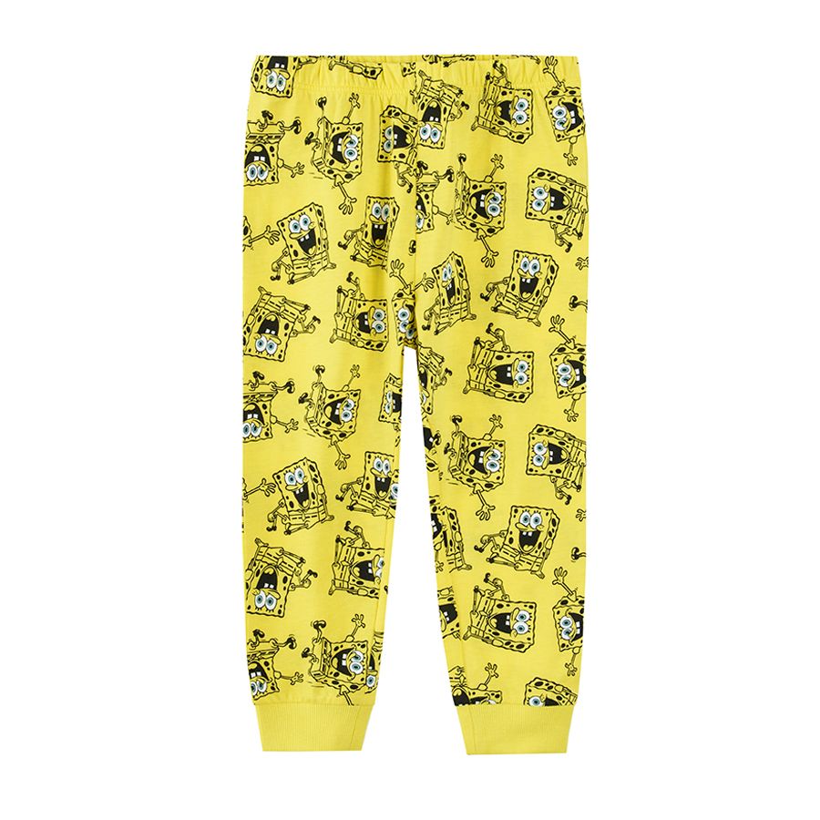 Spongebob short sleeve blouse and pants pyjamas