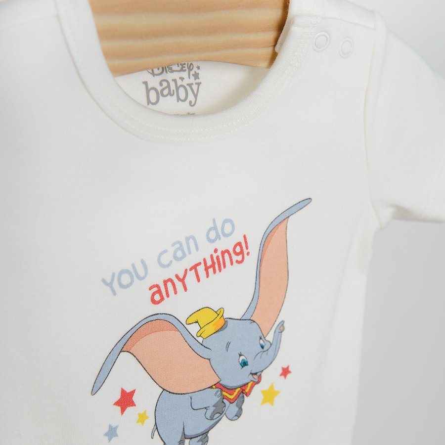Dumbo short sleeve bodysuits - 3 pack