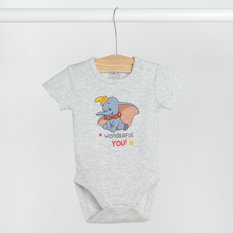 Dumbo short sleeve bodysuits - 3 pack