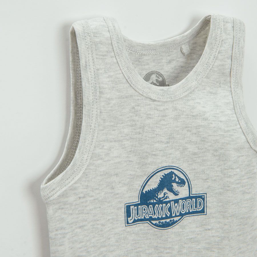 Jurrassic Park sleeveless vests- 3 pack