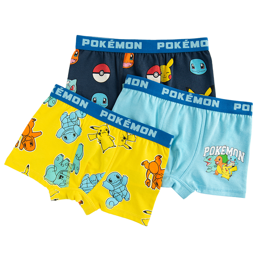 Εσώρουχα μποξεράκια 3 τμχ με στάμπα POKEMON