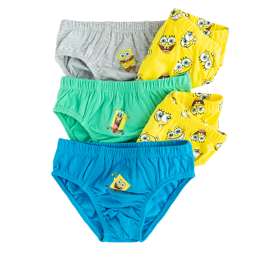 Sponge Bob slips- 5 pack
