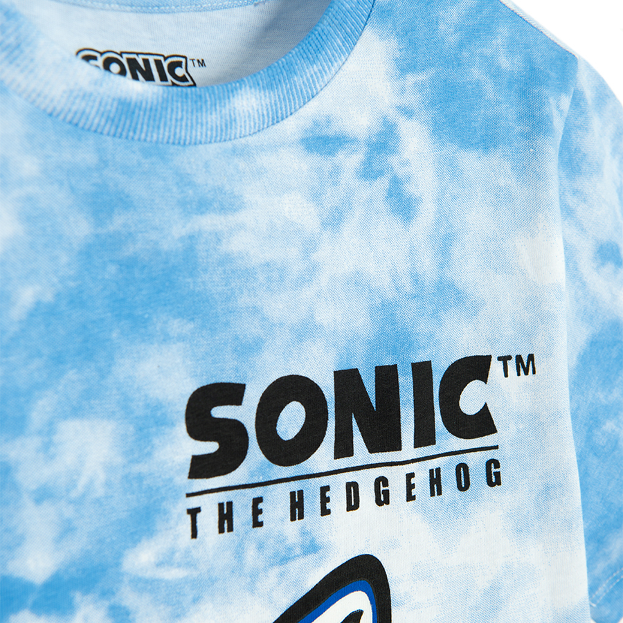 Πυτζάμα μπλε κοντομάνικη SONIC
