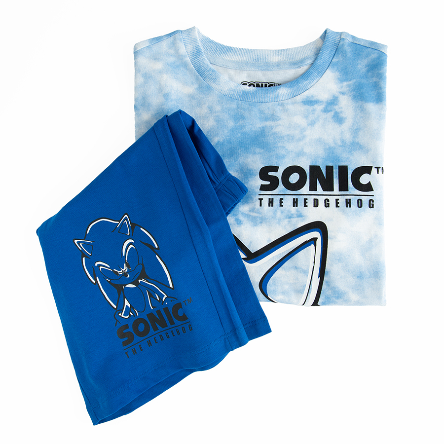 Πυτζάμα μπλε κοντομάνικη SONIC